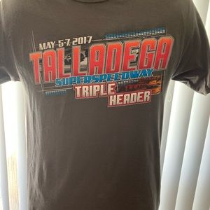 Mens Large  Fanatics Taladega NASCAR T-Shirt